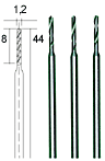 PROXXON SPIRALBOR 1,2 MM 3 STK